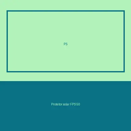 Protetor solar FPS 50