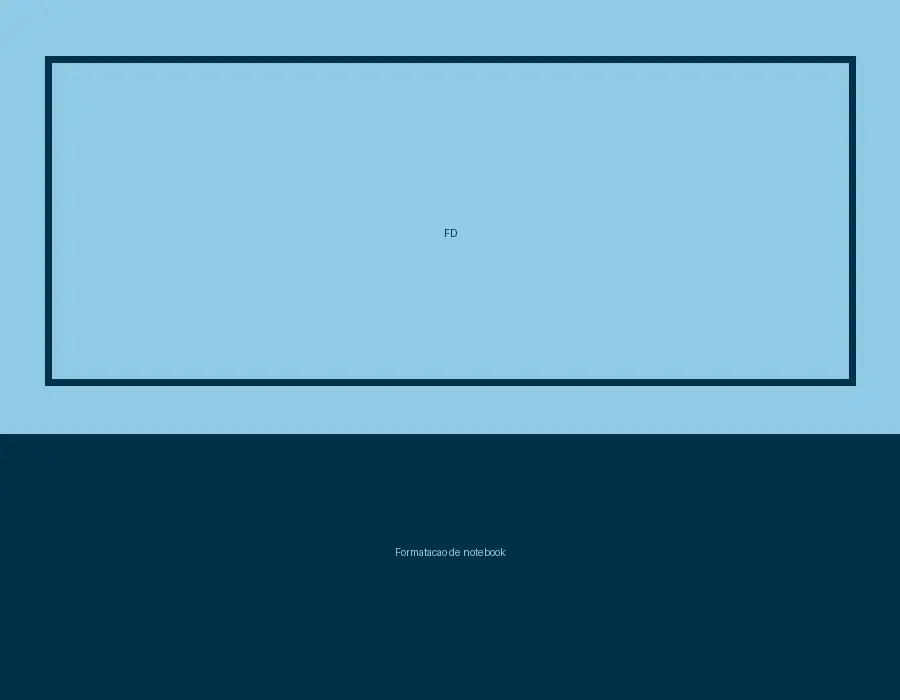 Formatação de notebook