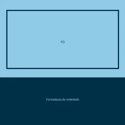 Formatação de notebook